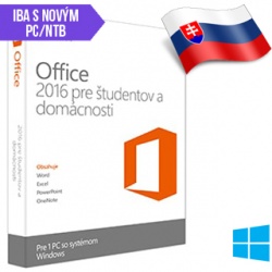 Microsoft Office 2016 pre študentov a domácnosti SK 79G-04709