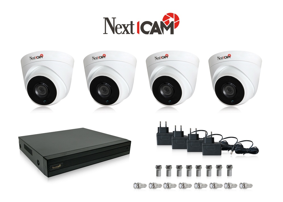 Kamerový set značky NextCAM pre 4 kamery