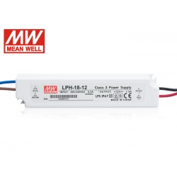 LED PS12V18W MeanWell nap. zdroj,18W,12V,LPH